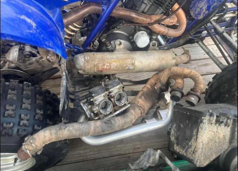 yamaha raptor 660 kartery glowica skrzynia gaznik rama wal kosz modul