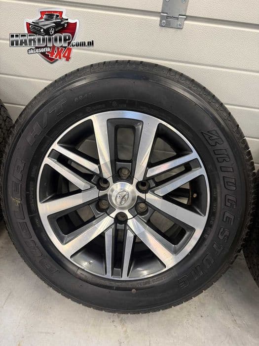 Komplet Felgi Koła 18 opony Bridgestone 265/60R18 6x139.7 Toyota Hilux