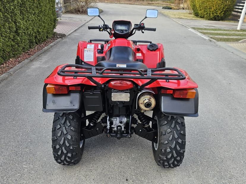 Suzuki kingquad 700 nie 750 Zadbany Homologacja Dokumenty Czerwony grizzly quad przeprawowy 4x4