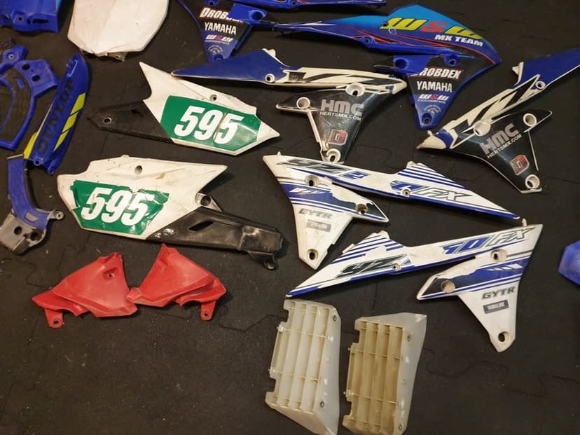 Yamaha YZF WRF YZ wr komplet plastików osłony ramy lagów błotnik