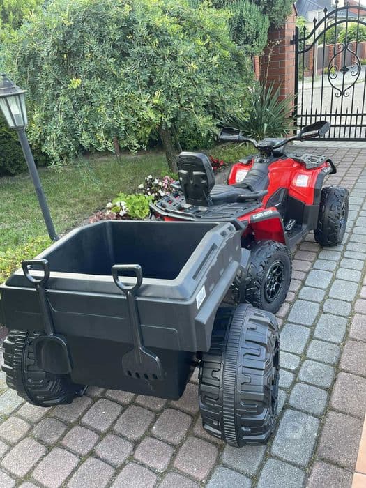 Quad na akumulator Can-Am 24V Outlander ATV 4x200W Miękkie koła