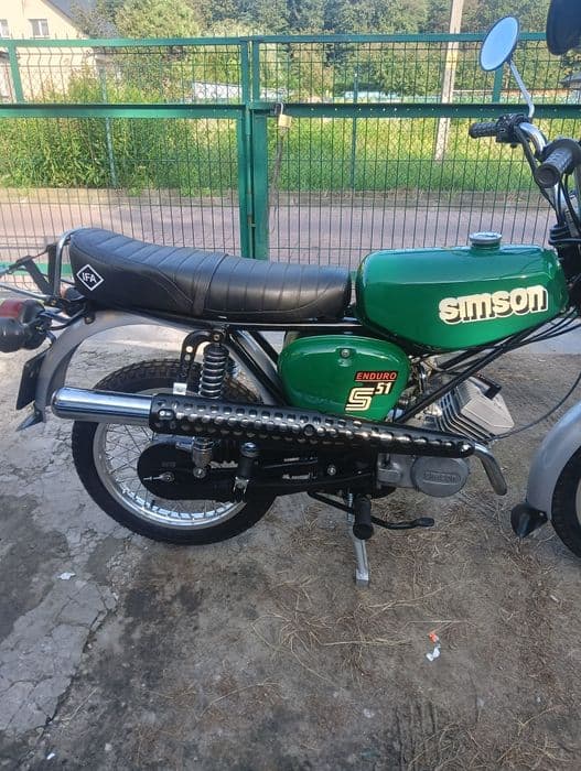 Motorower Simson S51 enduro po kompletnej renowacji