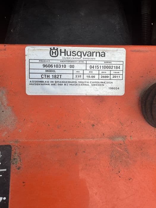 Traktorek Husqvarna CTH 182T