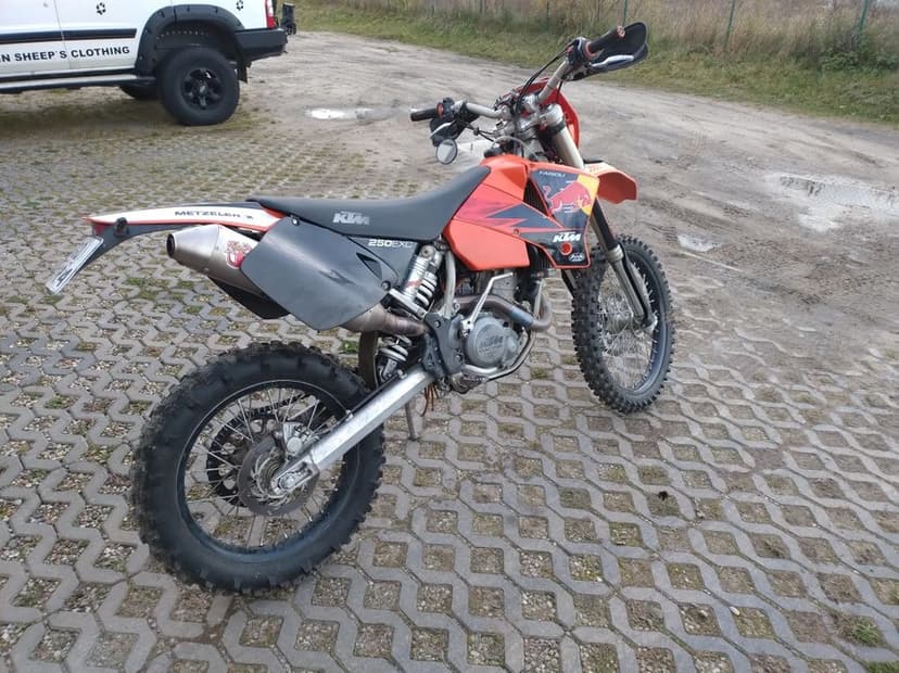 KTM 250F exc Racing, zarejestrowany