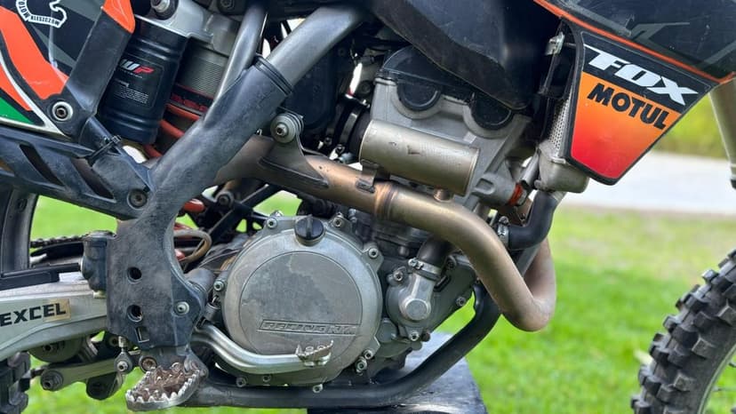 KTM 250 sxf rozrusznik wtrysk