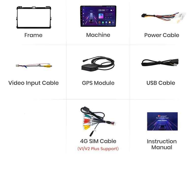 Radio nawigacja TOYOTA LAND CRUISER Navi Gps Android