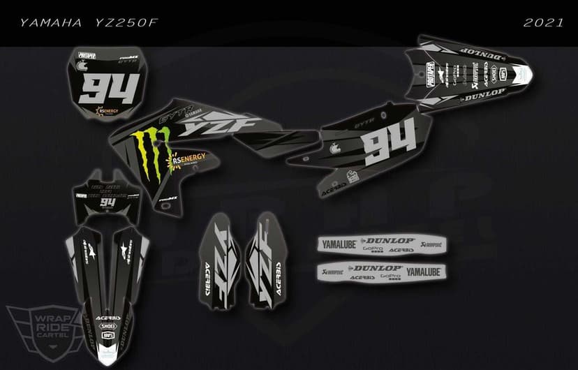Profesjonalna Okleina PRO MX - Yamaha YZ YZF wszystkie roczniki
