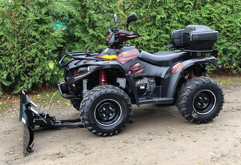 Linhai hytrack 510 4x4 homologacja  pług super stan!#Kymco cf Moto 500