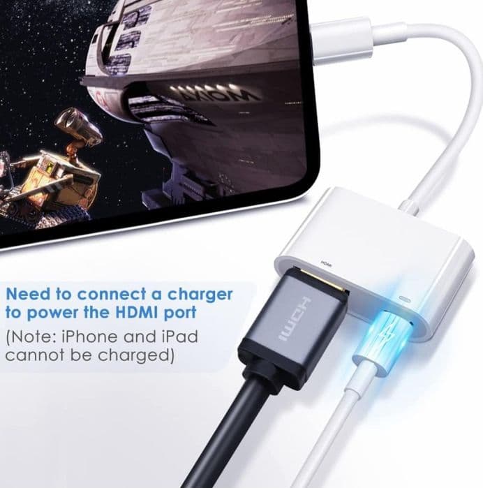 Adapter HDMI Lightning, cyfrowy adapter AV, Sync Screen HDMI