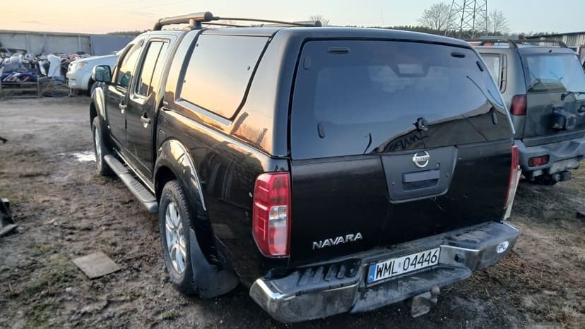 Nissan Navara D40 3.0 V6 uszkodzony silnik panewka