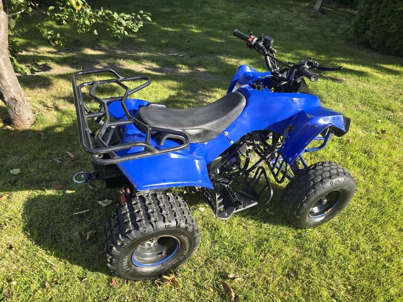 Quad 125 biegi 3+1, duża rama XL koła 8cali