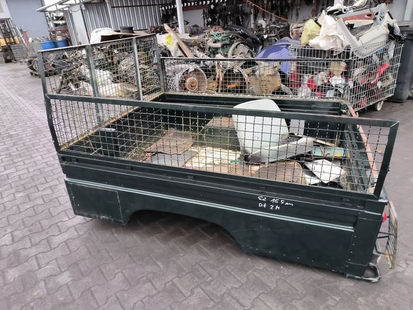 skrzynka skrzynia ładunkowa paka land rover defender 110 pickup szerok