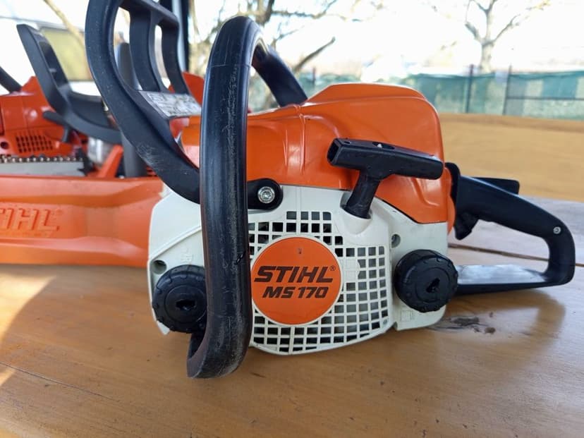 Piła Husqvarna 435 , Stihl ma 170.