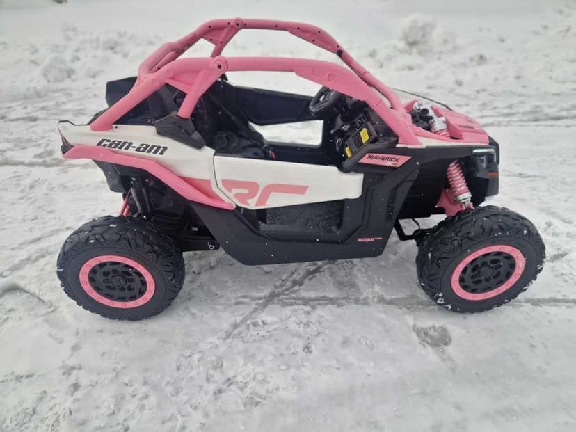 Pojazd Buggy CAN-AM Maverick Turbo RR 4x200W 2x24V20Ah Różowy