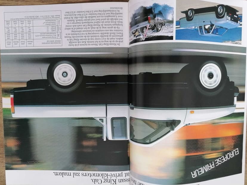 Prospekt Nissan King Cab, Patrol, Cabstar, Urvan