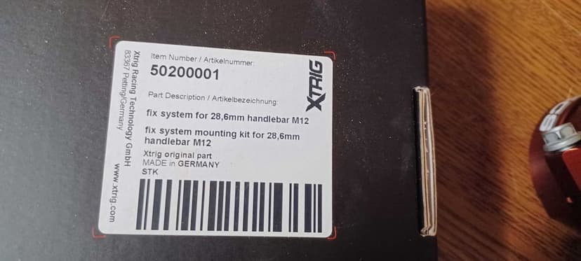 XTRIG połki KTM SX 85 , MC 85, TC85 z mocowaniami kierownicy