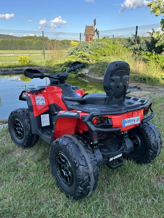 Quad na akumulator Can-Am 24V Outlander ATV 4x200W Miękkie koła