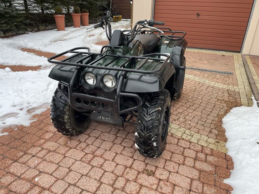 Yamaha kodiak 400 z napedami 4x4 rekutor maly przebieg super stan