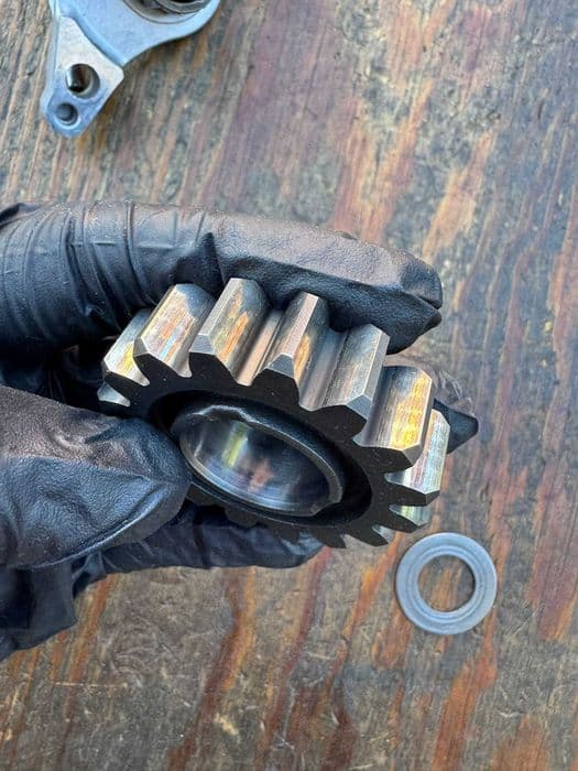 zebatka tryb skrzyni biegow skrzynia transmi Kawasaki kfx 450 r 08-14