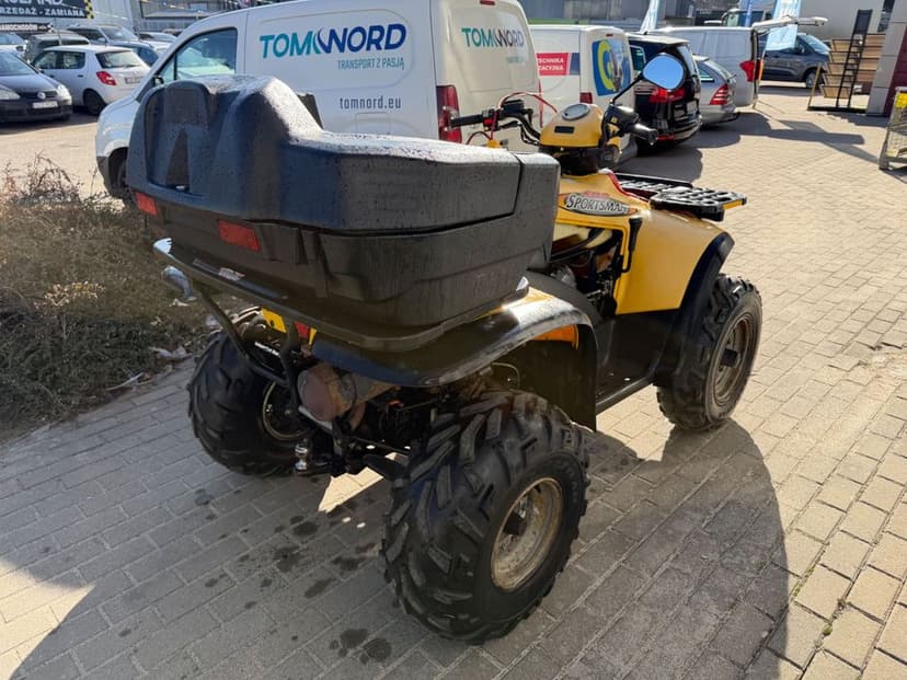 Quad 4x4 Polaris Sportsman 400 z pługiem