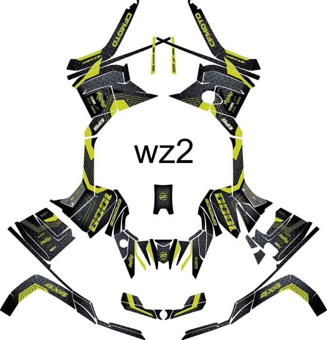 Naklejki CFmoto Cforce 850 - 1000 Okleina G2