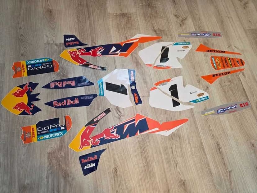 Okleina grafika KTM sx 65 r. 16-23 gruba ! 500 mikronów