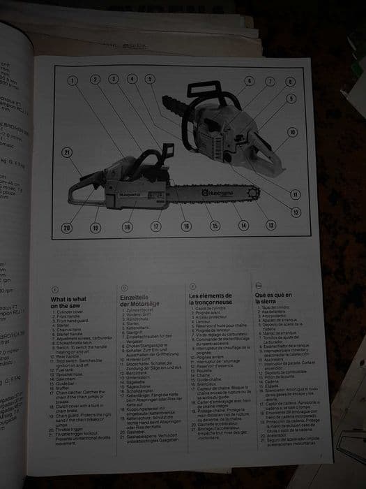 Instrukcja obsługi pilarki husqvarna 254
