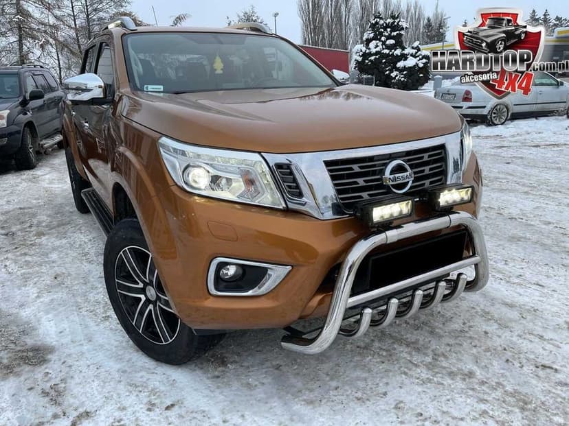 Orurowanie Przednie Rury Zderzak Nissan Navara NP300 kły