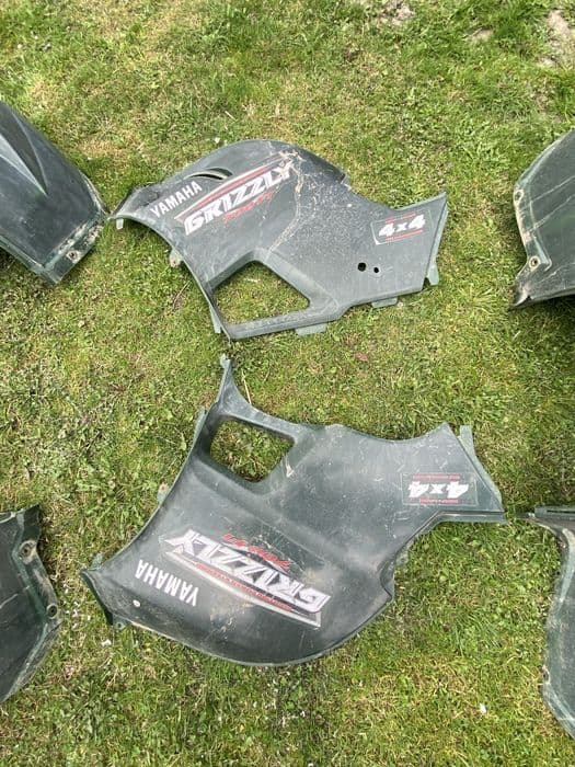Plastiki owiewki osłony Yamaha grizzly 550/700 komplet