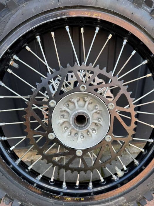 kompletne kolo tyl tylne tarczy 19 kawasaki kxf kx 125 / 250 / 450