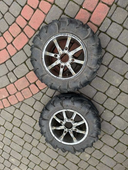 komplet kol kola kolo felga felgi 14 cal cali Polaris Scrambler