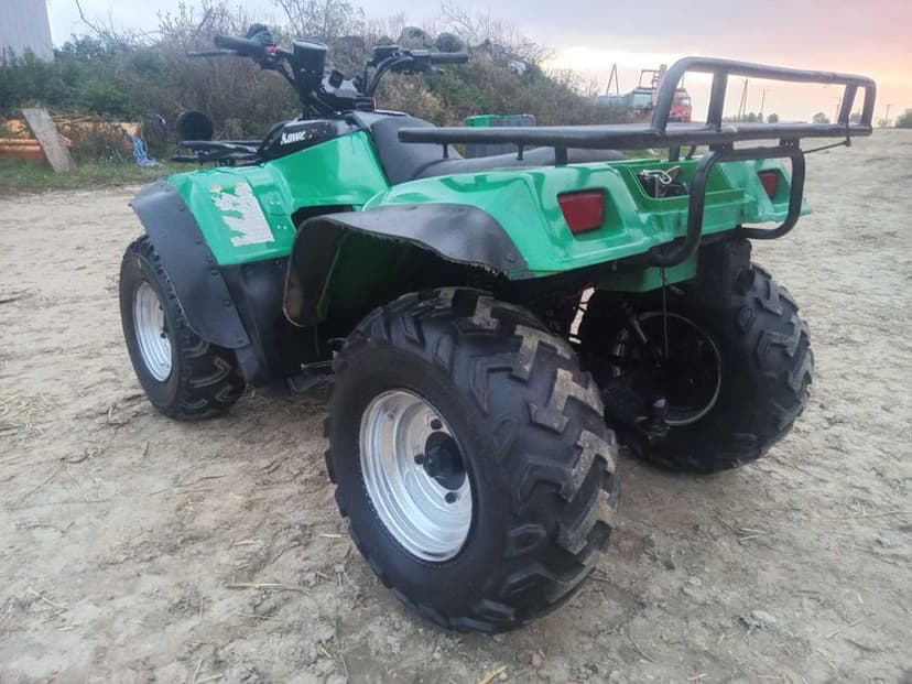 kawasaki klf 300 4x4 wyciagarka  transport