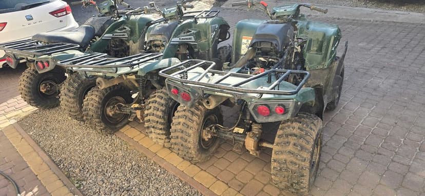 Quad Kawasaki Brute Force KVF 300 ! 2017r! Kymco Mxu! Pakiet 3 sztuki!