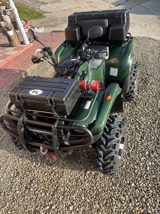 Yamaha Grizzly 700, zarejestrowany 2 osoby.