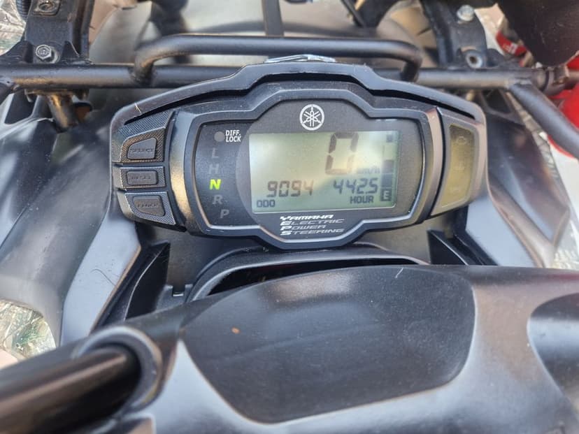 Yamaha grizzly 700 zarejestrowany