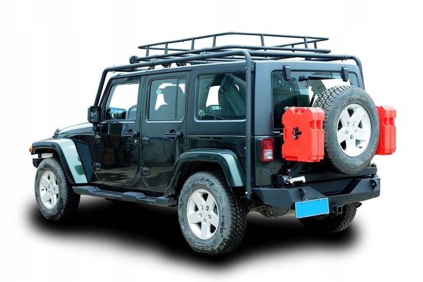 jeep wrangler jk 2007-2018 4 drzwi bagażnik dachowy z koszem