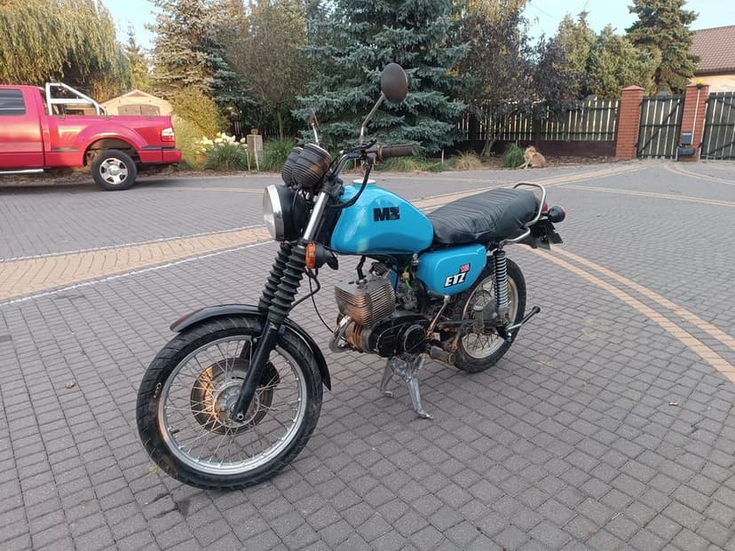 MZ Etz 125 zamiana zamienię motocykl quad cross prl auto bus