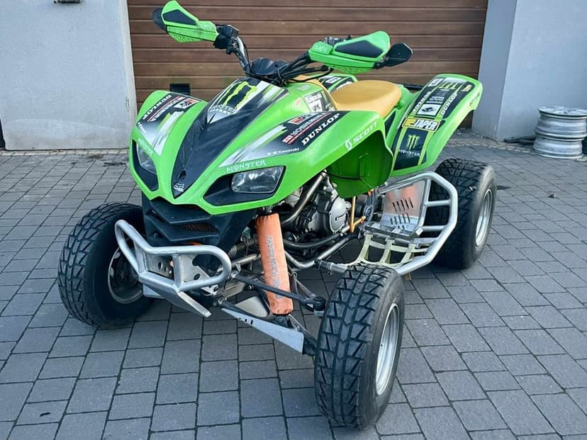 Quad Kawasaki kfx 700 60km zarejestrowany na 2 osoby Doinwestowany