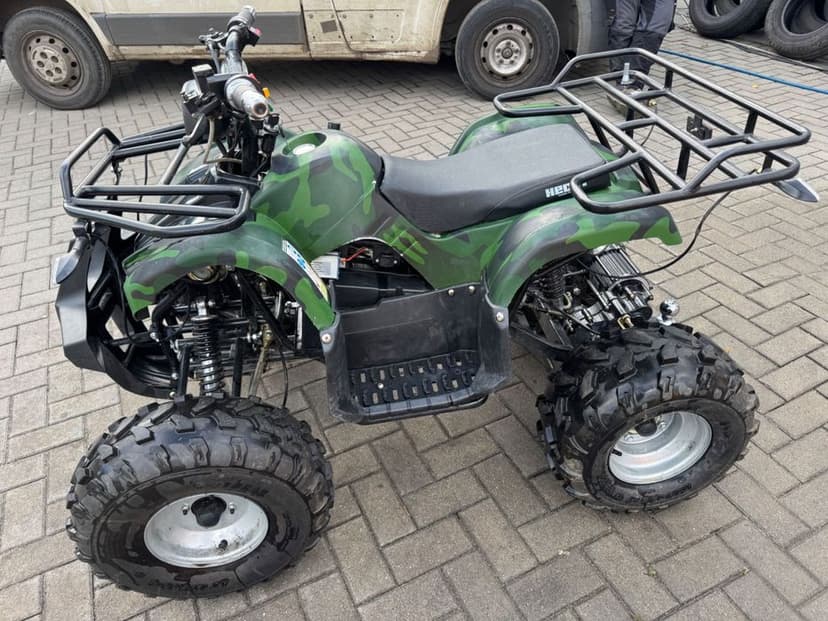 Quad ATV Hecht Elektryk 56150 army jak nowy!