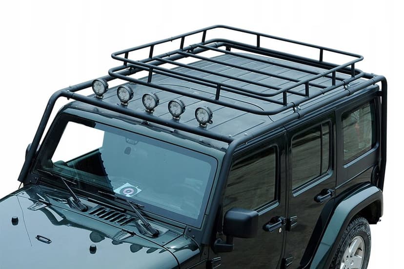 jeep wrangler jk 2007-2018 4 drzwi bagażnik dachowy z koszem