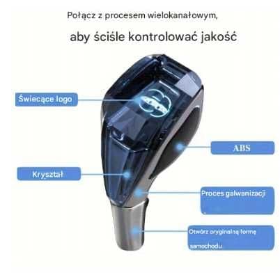 Kryształowa Gałka BIEGÓW LED SUZUKI Swift Vitara Baleno Liana Samurai