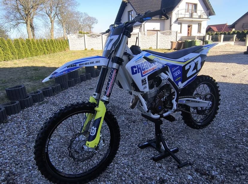 Husqvarna fc 350 z 2018r rozrusznik mapy kontrola trakcji