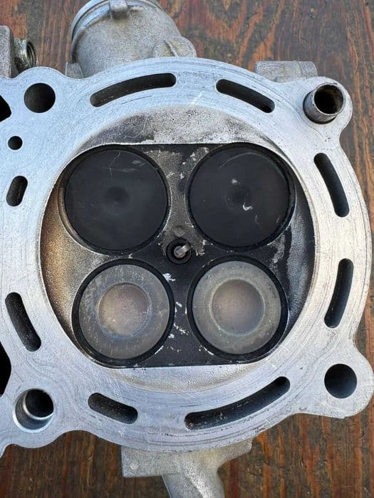 kompletna glowica walek mostek mostki walki Kawasaki kfx 450 r 08-14