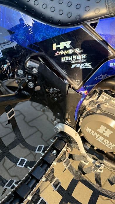 Osłony boczne Yamaha YFZ450R (2009+) nierdzewka