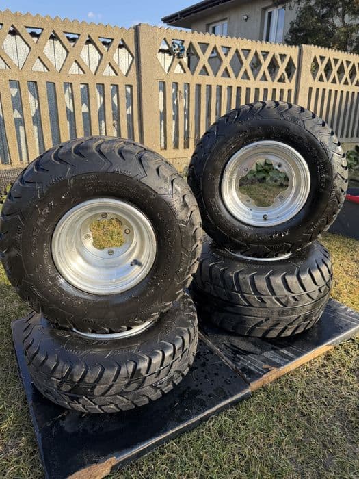 Koła do quad z Raptor 660 felgi opony Maxxis szosowe szosa 700 450 YFM