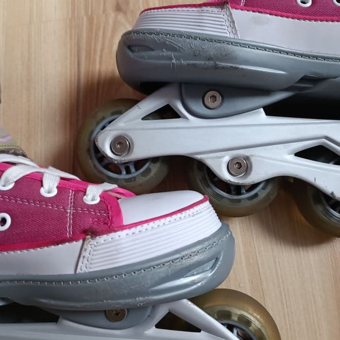 Nils Extrême rolki regulowane 37-40 ABEC 5 trampki różowe