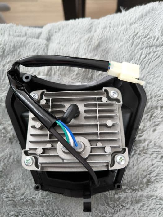 Lampa Led przednia exc ktm sxf enduro cross reflektor homologacja