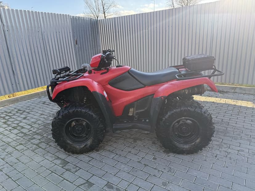 Honda Foreman TRX 500 4x4 + pług do odśnieżania