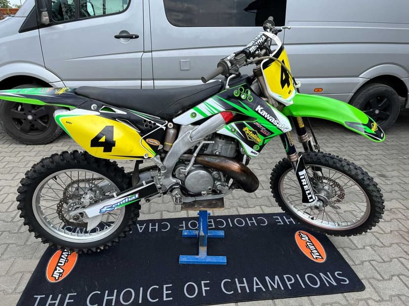 KAWASAKI KX500 AF  silnik rok 1997, rama KXF rok 2006