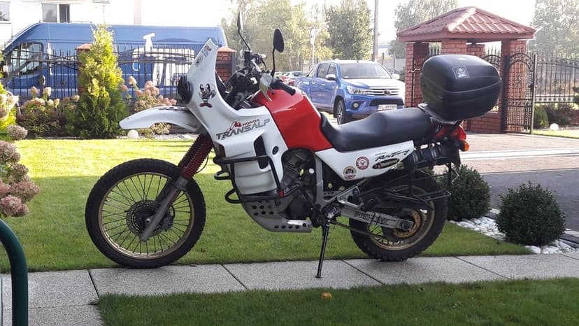 Transalp PD03 EVO II Heidenau zmota po serwisie,  Tenere  Honda BIG